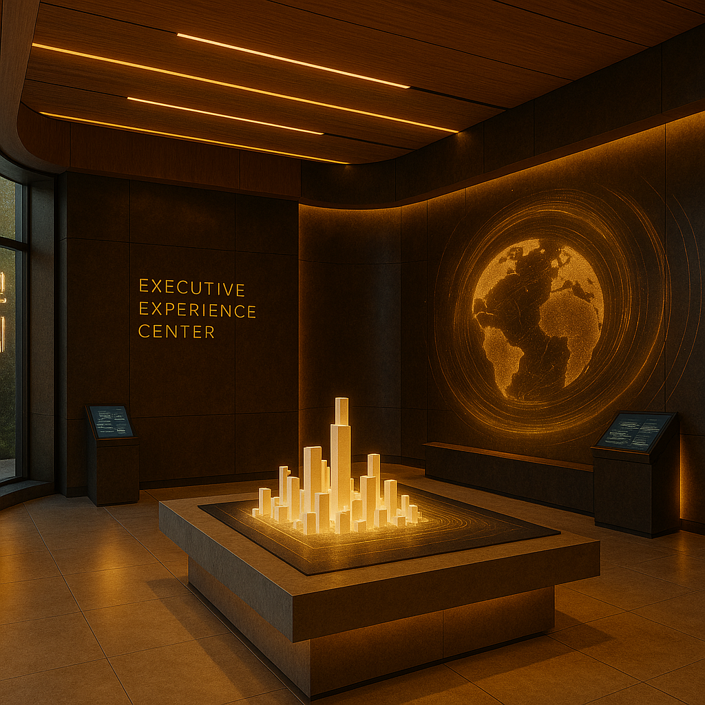 APAC Partner Plex interactive exhibits concept - creative rendition